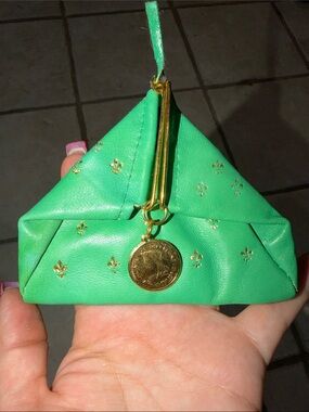 VINTAGE FIOCCHI ITALY  Leather Coin Change Pouch